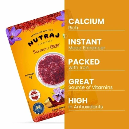 Nutraj Nutraj Saffron Blister Pack 1g | kesar 1g