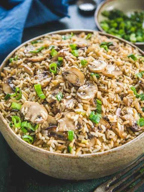 Mushroom fride  rice