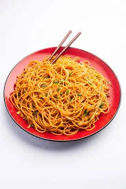 Schezwan noodles veg