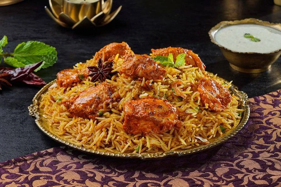 Chicken tikka biryani