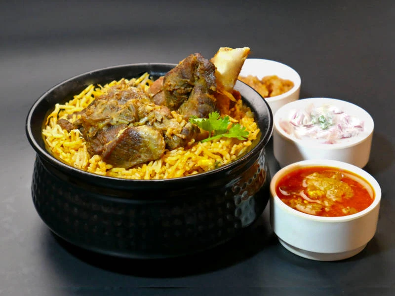 Mutton fry biryani