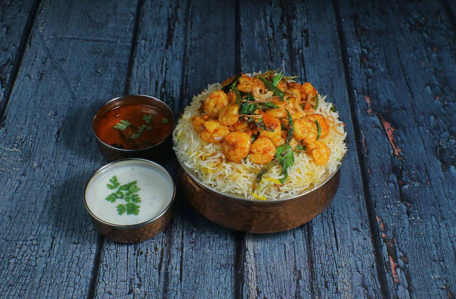 PRAWNS BIRYANI