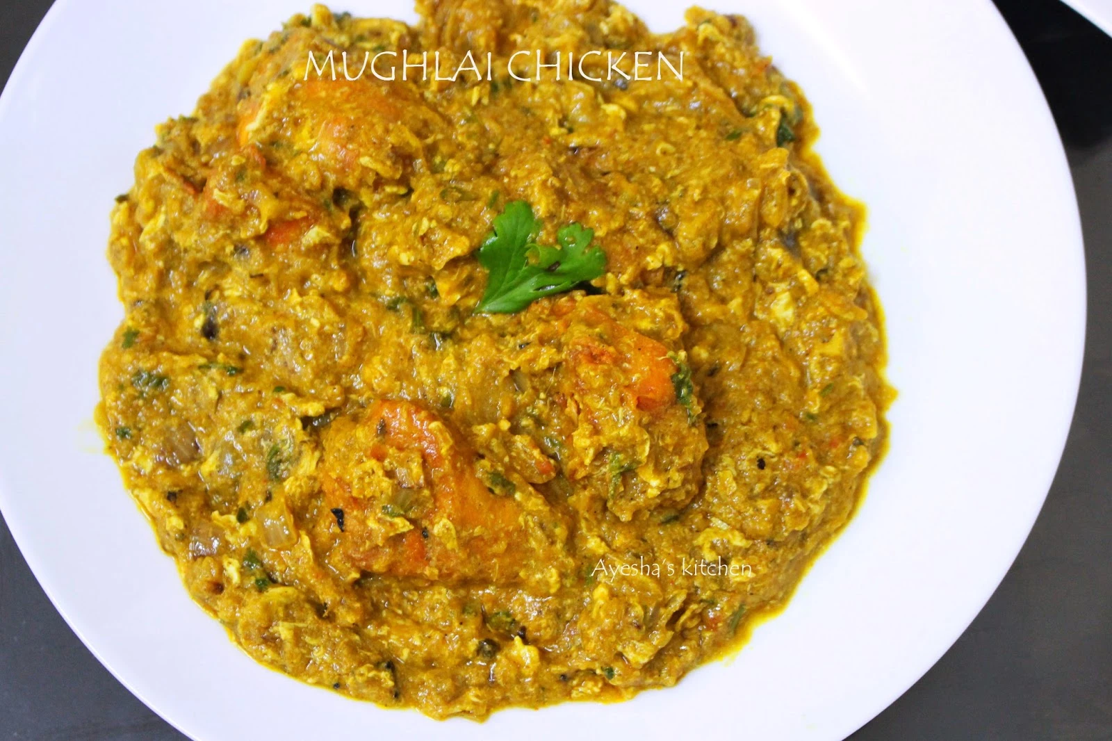 mughalai chicken curry