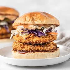 Spicy chicken burger